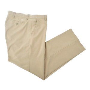 FOOTJOY‎ Men's Flat Front Golf Pants SIZE 36/34 Beige